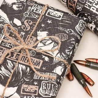 Бумага упаковочная, крафт 'Пожелания', 70х100 см, 1 лист 2