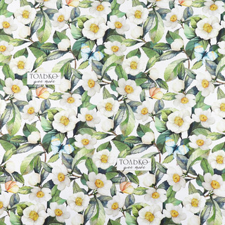 Бумага упаковочная двухсторонняя крафтовая «Цветочная», 70 х 100 см 2