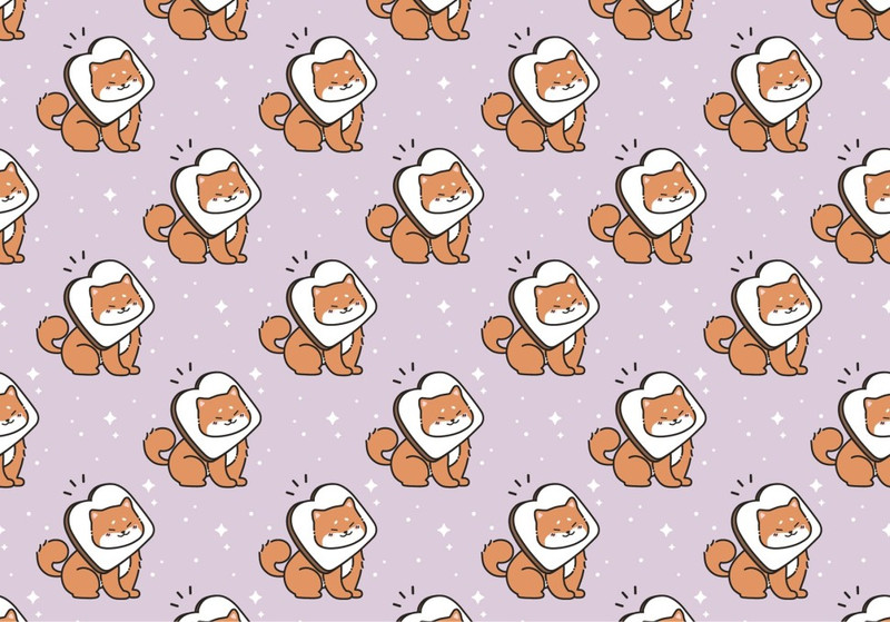 Обложка для паспорта Аниме «Many shiba inu sandwich»