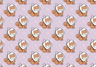 Обложка для паспорта Аниме «Many shiba inu sandwich»