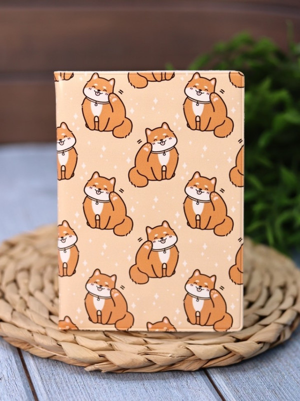 Обложка для паспорта Аниме «Many shiba inu»