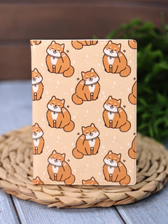 Обложка для паспорта Аниме «Many shiba inu»