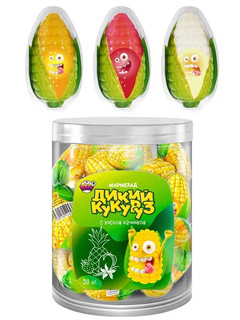 Мармелад «Дикий кукуруз» с жидкой начинкой, в ассортименте. Цена за 1 шт. 3