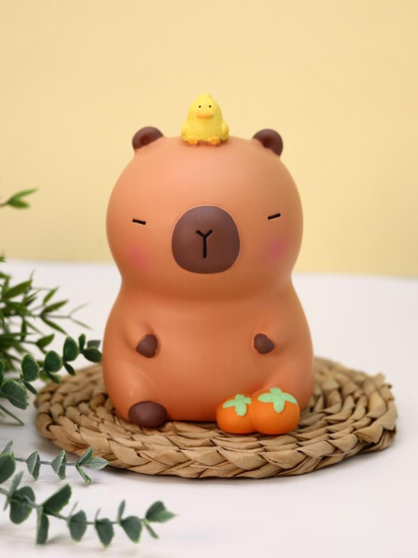 Копилка 'Capybara duck', коричневый