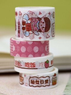 Набор декоративного скотча «Fruit friend», pink 2