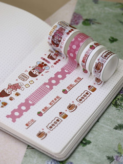 Набор декоративного скотча «Fruit friend», pink 4