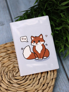 Обложка для паспорта Аниме «Fox love» 3