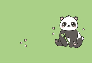 Обложка для паспорта Аниме «Panda» 6