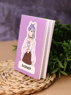 Блокнот А6 Аниме 'Cute cat Girl' 4