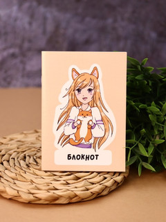 Блокнот А6 Аниме 'Love corgi girl' 3