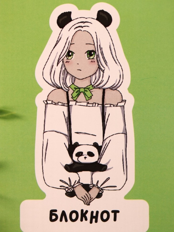 Блокнот А6 Аниме 'Perfect panda girl'