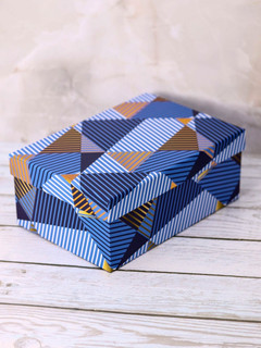 Коробка подарочная 'Golden diamonds' 23х16х9.5 см