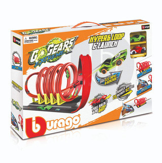 Автотрек Bburago GoGears Extreme Hyper 6 Loop and Launch, с 2...