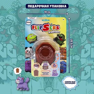 Тянучка-вывернушка Flipsers Кот Роки, 8 см 5