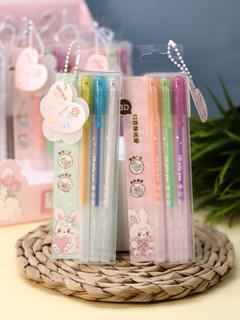 Набор из 3-х цветных 3D ручек 'Green jelly rabbit', ассорти. ...