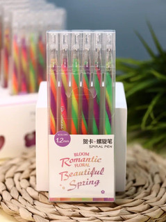 Набор флуоресцентных цветных ручек из 6-ти штук 'Rainbow Spiral'