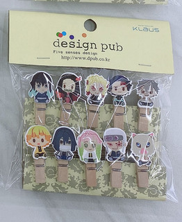 Прищепки 'Anime friends' деревянные