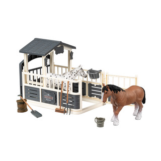 Набор фигурок KONIK «Стойло для лошадей» 3