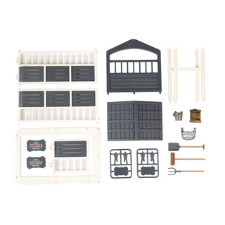 Набор фигурок KONIK «Стойло для лошадей» 7