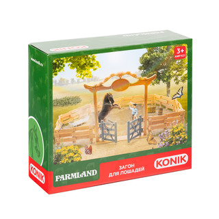 Набор фигурок KONIK «Загон для лошадей» 1