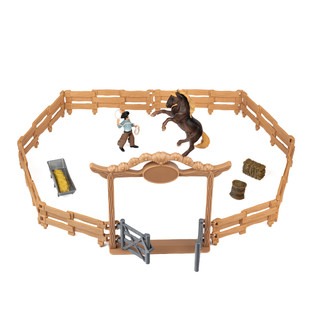 Набор фигурок KONIK «Загон для лошадей» 3