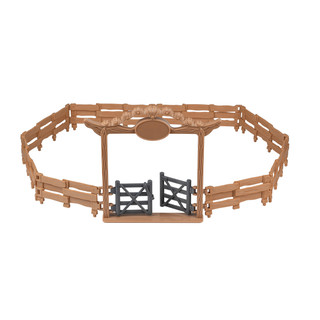 Набор фигурок KONIK «Загон для лошадей» 4