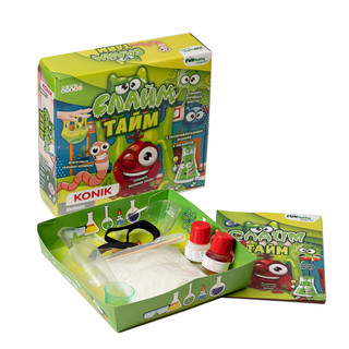 Слайм-тайм. Набор для детского экспериментов KONIK Science 2