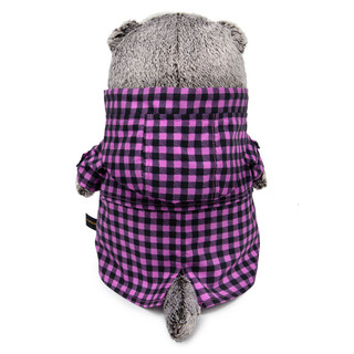 Басик в клетчатом плаще, 19 см 4