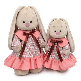 Зайка Ми в платье с цветами, 25 см, артикул StS-652 4