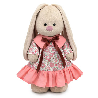 Зайка Ми в платье с цветами, 25 см, артикул StS-652 1