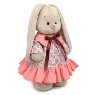 Зайка Ми в платье с цветами, 25 см, артикул StS-652 2