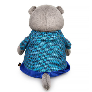 Басик в рубашке с ромбами и брюках, 19 см 3