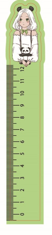 Линейка ECO из дерева 12 см, «Perfect panda girl» Аниме