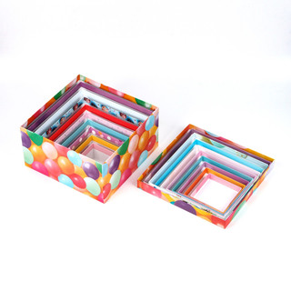 Коробка квадратная 'Шары', 14х14х8 см 4