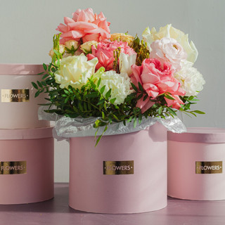 Коробка-цилиндр подарочная «Нежные тона», 14 х 13 см 2