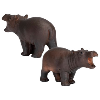 Набор фигурок KONIK «Самка и детеныш бегемота» 2