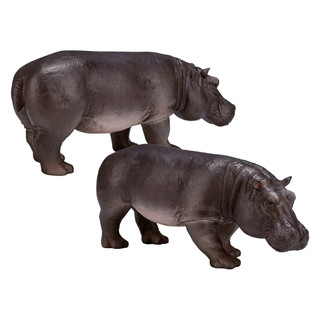 Набор фигурок KONIK «Самка и детеныш бегемота» 3