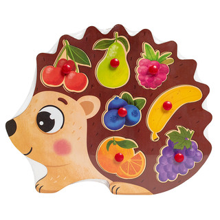 Игрушка развивающая 'Головоломка Ёж', Master Wood 3