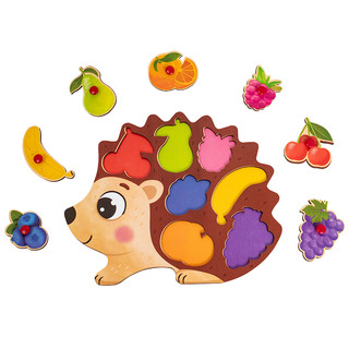 Игрушка развивающая 'Головоломка Ёж', Master Wood 4