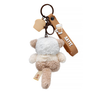 Брелок Кофейный кот Латте с подвесом «Валентинка», 7.5 см, артикул CCkc-07 2