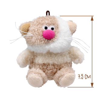 Брелок Кофейный кот Латте с подвесом «Валентинка», 7.5 см, артикул CCkc-07 5