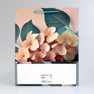 Пакет подарочный ламинированный «Flowers», 26х32х10 см 2