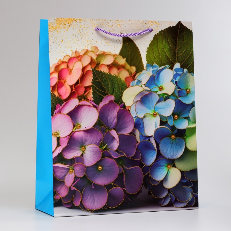 Пакет подарочный ламинированный «Букет», 26х32х10 см