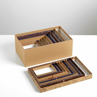 Коробка прямоугольная «Почта», крафтовая, 12х7х4 см 7