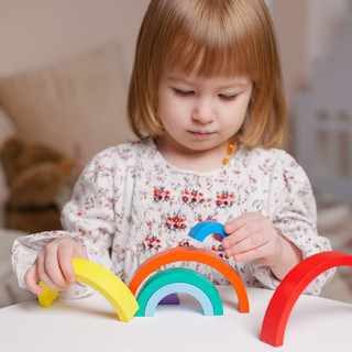 Пирамидка 'Радуга', дерево, Alatoys 6