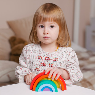 Пирамидка 'Радуга', дерево, Alatoys 7