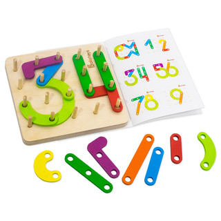 Математический планшет 'Геоборд' 32 детали, буклет с заданиями, Alatoys 8