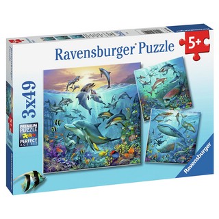 Пазл 'Подводный мир' 3х49 деталей, Ravensburger 1