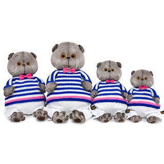 Басик в полосатом свитере и брюках, 19 см, Budi Basa 4