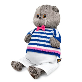 Басик в полосатом свитере и брюках, 19 см, Budi Basa 2